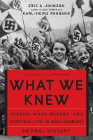 What We Knew